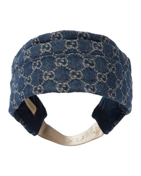 gucci top knot headband|gucci denim headband.